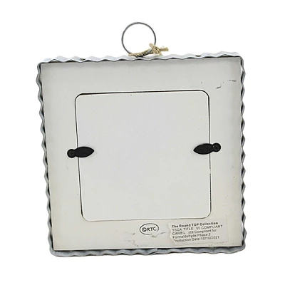 Round Top Collection 7.0" Baby Boy Photo Frame Picture Gingham - Single Image Frames 4 Round Top Collection 7.0" Baby Boy Photo Frame Picture Gingham - Single Image Frames - Image 2