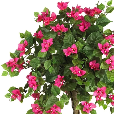 Nearly Natural 5' Mini Bougainvillea Topiary 3 Nearly Natural 5' Mini Bougainvillea Topiary