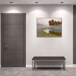 42" X 32" Pastel Lupin By Ed Penniman Framed Canvas Wall Art Print - Amanti Art -Fashion Home Decor Store GUEST 5ebaab92 b8f1 49f5 aef3 114e04f3a9df