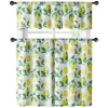 Kate Aurora Country Lemon Vine Complete 3 Piece Kitchen Curtain Tier & Valance Set - 58 In. W X 56 In. L, Multi 2 Kate Aurora Country Lemon Vine Complete 3 Piece Kitchen Curtain Tier & Valance Set - 58 In. W X 56 In. L, Multi -Fashion Home Decor Store GUEST 60503ebf d5d0 42ac b42c 2d5e8842bc3f