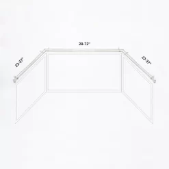 Kenney Mission 3/4" Decorative Bay Window Double Curtain Rod 18 Kenney Mission 3/4" Decorative Bay Window Double Curtain Rod -Fashion Home Decor Store GUEST 60e56079 30ef 460d ada9 4a185d6cc034