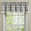 Park Designs Buffalo Check Lined Layered Dove Valance 72" -Fashion Home Decor Store GUEST 6316e2d3 50b7 4c97 8f71 f931354a554a