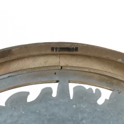 LuxenHome Metal Tree Of Life With Roots Wall Decor With Round Wood Frame -Fashion Home Decor Store GUEST 639ddf01 2625 42e1 8c38 e2abf6d41669