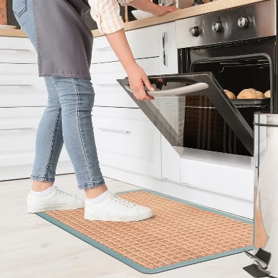 World Rug Gallery Natural Border Anti-Fatigue Standing Mat 12 World Rug Gallery Natural Border Anti-Fatigue Standing Mat - Image 10