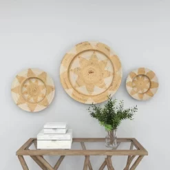 Set Of 3 Rattan Plate Woven Basket Wall Decors - Olivia & May 27 Set Of 3 Rattan Plate Woven Basket Wall Decors - Olivia & May -Fashion Home Decor Store GUEST 66a2489a cae5 4da7 ad09 70f3929d4957