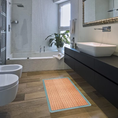 World Rug Gallery Natural Border Anti-Fatigue Standing Mat 9 World Rug Gallery Natural Border Anti-Fatigue Standing Mat - Image 7