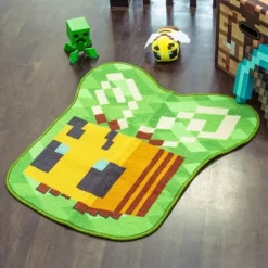 Ukonic Minecraft Honey Bee Accent Rug | 31 X 29 Inches -Fashion Home Decor Store GUEST 67ae0e50 a0c3 471f b104 2858dd8cd77c