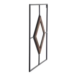 Jasper Diamond Tile Wall Mirror Black/White - StyleCraft