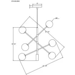 Frosted Glass Geneva Globe Chandelier Brass (Includes LED Light Bulb) - Threshold™ -Fashion Home Decor Store GUEST 68f6144a f21c 4fbd 809d 18790c5a1f9a