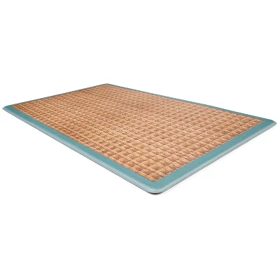 World Rug Gallery Natural Border Anti-Fatigue Standing Mat 4 World Rug Gallery Natural Border Anti-Fatigue Standing Mat - Image 2