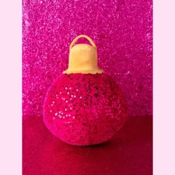 Shiraleah Pink Sparkle Christmas Ornament Bauble Pillow, Medium 14 Shiraleah Pink Sparkle Christmas Ornament Bauble Pillow, Medium -Fashion Home Decor Store GUEST 6a224fca 1f56 4a86 ae54 5f292fd23d63