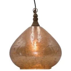 18" Valencia Teardrop Glass Pendant - River Of Goods -Fashion Home Decor Store GUEST 6d62098f 222b 4d1a 96f9 5e28e7223d67