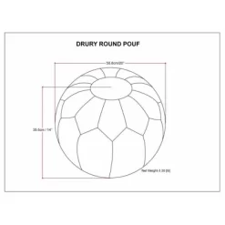 Rogen Round Pouf Teal - WyndenHall 11 Rogen Round Pouf Teal - WyndenHall -Fashion Home Decor Store GUEST 6d6bd5dc dca7 473d a901 3459f9cf96ff