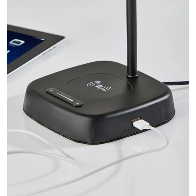 Radley Charge Table Lamp With Smart Switch Black (Includes LED Light Bulb) - Adesso 5 Radley Charge Table Lamp With Smart Switch Black (Includes LED Light Bulb) - Adesso - Image 3