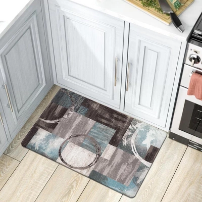 World Rug Gallery Contemporary Abstract Circles Anti Fatigue Standing Mat 3 World Rug Gallery Contemporary Abstract Circles Anti Fatigue Standing Mat