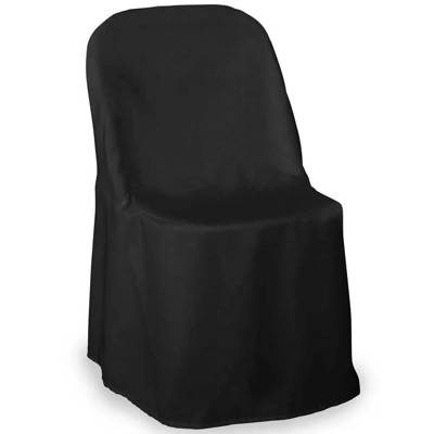 Lann's Linens 100 Pcs Polyester Folding Chair Covers For Wedding/Party - Cloth Fabric Slipcovers 8 Lann's Linens 100 Pcs Polyester Folding Chair Covers For Wedding/Party - Cloth Fabric Slipcovers - Image 6