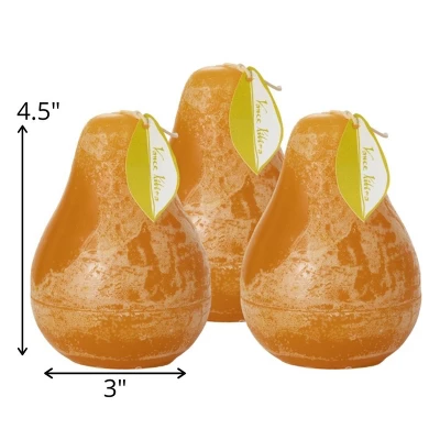 Brown Sugar Pear Candles - Set Of 3 5 Brown Sugar Pear Candles - Set Of 3 - Image 3