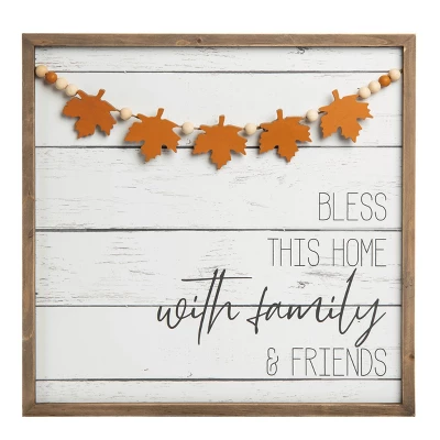 Transpac Wood 18.75 In. Multicolored Harvest Fall Blessings Slat Decor 3 Transpac Wood 18.75 In. Multicolored Harvest Fall Blessings Slat Decor