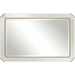 Noble Park Cassandra Rectangular Vanity Decorative Wall Mirror Modern Glam Beveled Glass Gold Wood Frame 26" Wide Bathroom Bedroom Home 13 Noble Park Cassandra Rectangular Vanity Decorative Wall Mirror Modern Glam Beveled Glass Gold Wood Frame 26" Wide Bathroom Bedroom Home -Fashion Home Decor Store GUEST 738f8d5e cfec 49e7 b36d 34922d2d3d3e