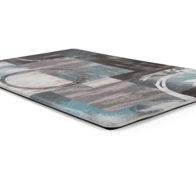 World Rug Gallery Contemporary Abstract Circles Anti Fatigue Standing Mat 4 World Rug Gallery Contemporary Abstract Circles Anti Fatigue Standing Mat - Image 2