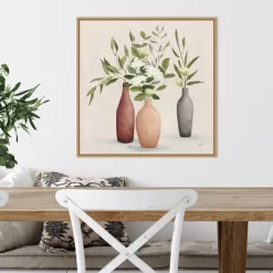 22" X 22" Natural Bouquet I Gray By Julia Purinton Framed Canvas Wall Art Light Brown - Amanti Art -Fashion Home Decor Store GUEST 7404bf23 eba1 41ee a4c5 ef9f2e096756