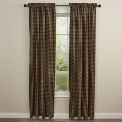 Park Designs Sturbridge Lined Panel - 84"L - Black