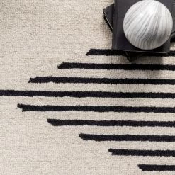 5'x8' Flynn Handmade Contemporary Wool Area Rug Ivory - NuLOOM -Fashion Home Decor Store GUEST 7612841d f302 4b82 b09b 54df5d63e1f2