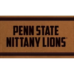 Evergreen Pennsylvania State University Logo Turf Mat, Brown- 28 X 16 Inches Indoor Outdoor Doormat