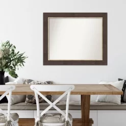 33" X 27" Non-Beveled Lined Bronze Wall Mirror - Amanti Art -Fashion Home Decor Store GUEST 77c314ee 6b3a 4875 9b28 0f49df4a3542