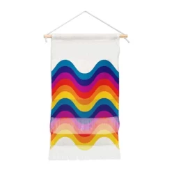 Showmemars Wavy Retro Rainbow Fiber Wall Hanging - Society6 -Fashion Home Decor Store GUEST 78b8598d 8c26 4f42 8c55 f67dd039684c