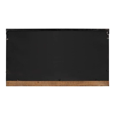 28" X 16" Mehta Functional Wall Mirror Rustic Brown - Kate & Laurel All Things Decor 5 28" X 16" Mehta Functional Wall Mirror Rustic Brown - Kate & Laurel All Things Decor - Image 3