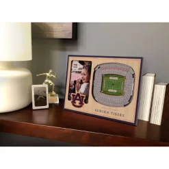 4" X 6" NCAA Auburn Tigers 3D StadiumViews Picture Frame
