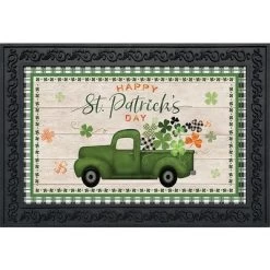 St. Pat's Pickup Holiday Doormat Indoor Outdoor 30" X 18" Briarwood Lane