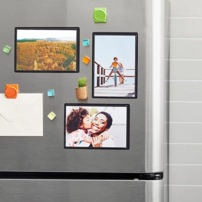 Juvale 15 Pack 4x6 Black Magnetic Picture Frames For Refrigerator With Clear Cover 3 Juvale 15 Pack 4x6 Black Magnetic Picture Frames For Refrigerator With Clear Cover