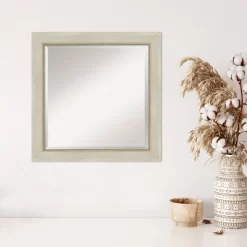 24" X 24" Beveled Parthenon Cream Wood Wall Mirror - Amanti Art 12 24" X 24" Beveled Parthenon Cream Wood Wall Mirror - Amanti Art -Fashion Home Decor Store GUEST 7b2cd9f8 3646 4b65 82b7 4dbcd6e21b94