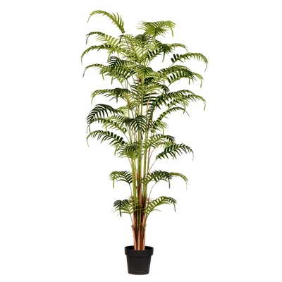 Vickerman Artificial Potted Fern Palm With Real Touch Leaves 12 Vickerman Artificial Potted Fern Palm With Real Touch Leaves - Image 10