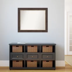 33" X 27" Non-Beveled Lined Bronze Wall Mirror - Amanti Art -Fashion Home Decor Store GUEST 7bc43c53 4252 43af 9634 e6d440f63581