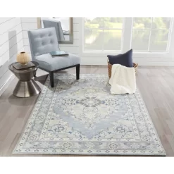 Anatolia Marquis Area Rug Blue - Momeni -Fashion Home Decor Store GUEST 7c827b8f fbe1 4092 98d9 fcf63db14717