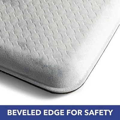 J&V TEXTILES Anti Fatigue Kitchen Mat Cushioned Anti Fatigue, Non Slip Waterproof Mat Standing Desk, 20x36x1/2 Inches (Wine A Little) 3 J&V TEXTILES Anti Fatigue Kitchen Mat Cushioned Anti Fatigue, Non Slip Waterproof Mat Standing Desk, 20x36x1/2 Inches (Wine A Little)