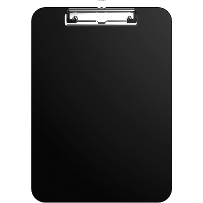 Business Source Clipboard Shatterproof Plastic 9"x12-1/2"x4/5" Black 49269 3 Business Source Clipboard Shatterproof Plastic 9"x12-1/2"x4/5" Black 49269