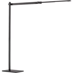 Possini Euro Design Barrett Modern Floor Lamp 53" Tall Anodized Black Metal LED Adjustable Touch On Off For Living Room Reading Bedroom Office House -Fashion Home Decor Store GUEST 7e14c270 ee2f 4945 b51f 1d5b285de30e