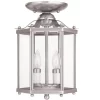 Sea Gull Lighting Bretton 2 Light Brushed Nickel Ceiling Fixture