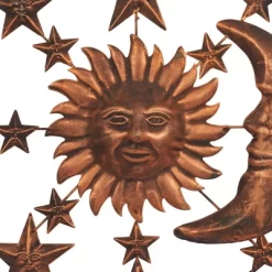Metal Sun And Moon Indoor Outdoor Wall Decor With Stars Bronze - Olivia & May -Fashion Home Decor Store GUEST 7e7176ac a828 49e7 9764 b78db4075634