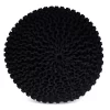 BirdRock Home Round Pouf Foot Stool Ottoman - Black -Fashion Home Decor Store GUEST 7ebb528f f853 428c 9e91 14b48fd4e789
