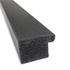 30" X 24" Non-Beveled Grace Brushed Metallic Black Narrow Wall Mirror - Amanti Art