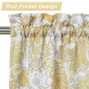 Trinity Paisley Floral Kitchen Tier Curtains For Bathroom Cafe Bedroom -Fashion Home Decor Store GUEST 82eb5ee1 d916 468e a6ce 04cc0f2ffda4
