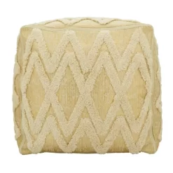 Saro Lifestyle Tufted Pouf With Foil Print Design 13 Saro Lifestyle Tufted Pouf With Foil Print Design -Fashion Home Decor Store GUEST 82fa3a48 9028 4ae4 9171 7aa150d6de71