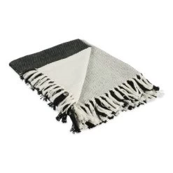 50"x60" Four Square Woven Throw Blanket With Fringe - Design Imports 16 50"x60" Four Square Woven Throw Blanket With Fringe - Design Imports -Fashion Home Decor Store GUEST 839c873e 3ca0 4461 a09e bfbfa72d789c