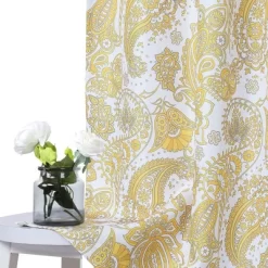Trinity Paisley Floral Kitchen Tier Curtains For Bathroom Cafe Bedroom -Fashion Home Decor Store GUEST 844757d6 033a 490f 8234 09d5400e6fb8