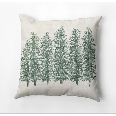 18"x18" 'Through The Woods' Square Throw Pillow - E By Design 5 18"x18" 'Through The Woods' Square Throw Pillow - E By Design - Image 3